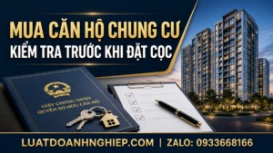 Mua căn hộ chung cư đã có sổ hồng: 10 nội dung phải kiểm tra trước khi đặt cọc