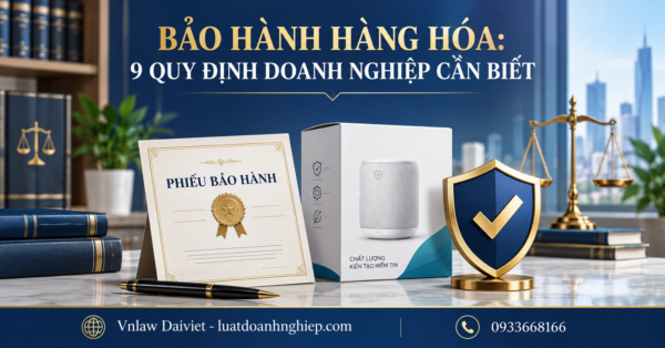 Bảo hành hàng hóa: 9 quy định doanh nghiệp cần biết năm 2026