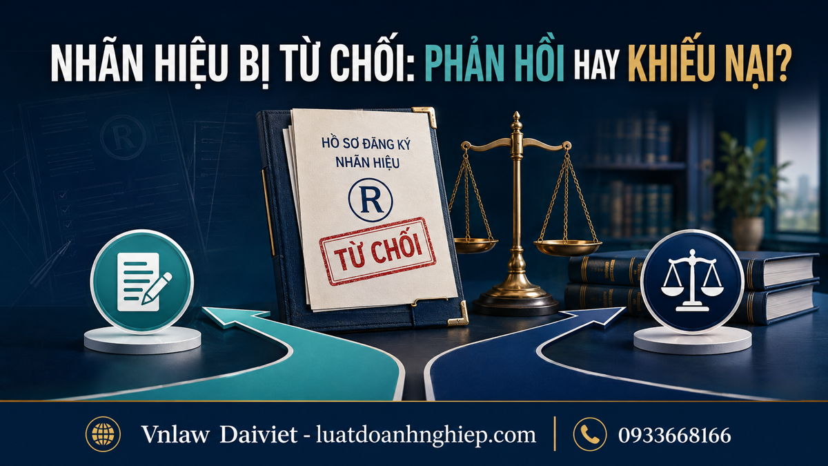 Nhãn hiệu bị từ chối: Phản hồi hay khiếu nại quyết định?