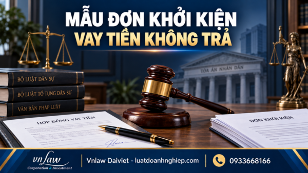 Mẫu đơn khởi kiện vay tiền không trả 2026